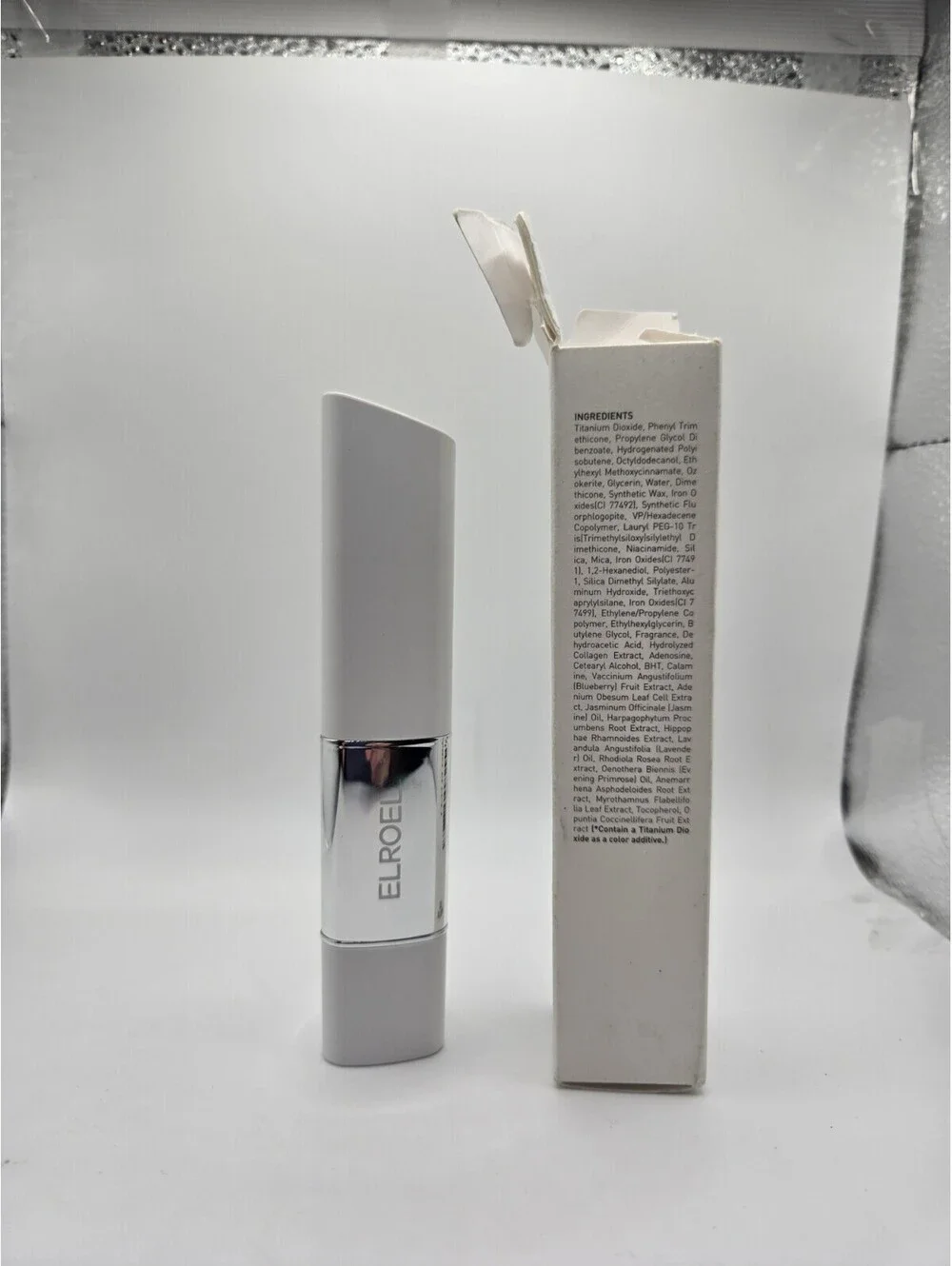 Elroel Blanc Cover Cream Stick V 202 Natural Foundation K-Beauty